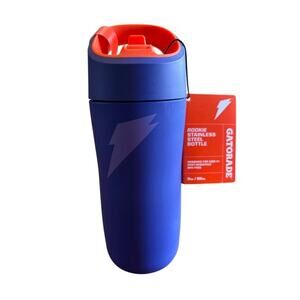 GATORADE Metal Water Bottle Stainless Steel Double-Wall Insulation 12 Oz NEW